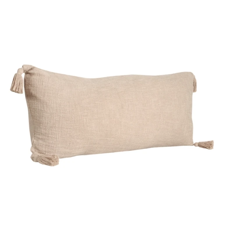 Beige Insigna Lumbar Pillow