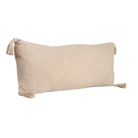 Beige Insigna Lumbar Pillow
