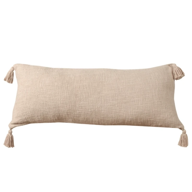 Beige Insigna Lumbar Pillow