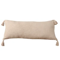 Beige Insigna Lumbar Pillow