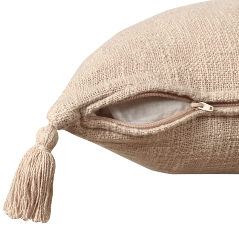 Beige Insigna Lumbar Pillow