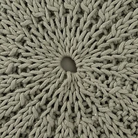 Sage Celtic Dessert Knit Pouf