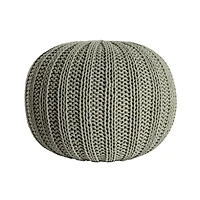 Sage Celtic Dessert Knit Pouf