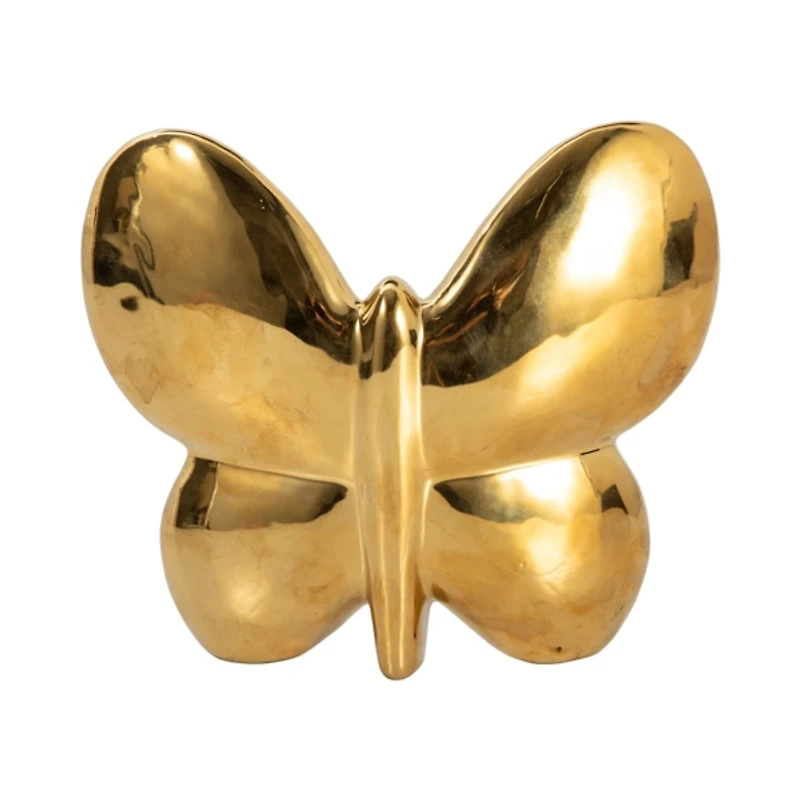 Gold Balloon Butterfly Figurine, 6 in.