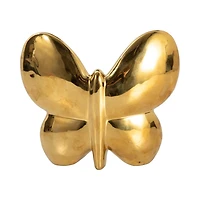 Gold Balloon Butterfly Figurine, 6 in.