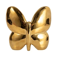 Gold Balloon Butterfly Figurine, 8 in.