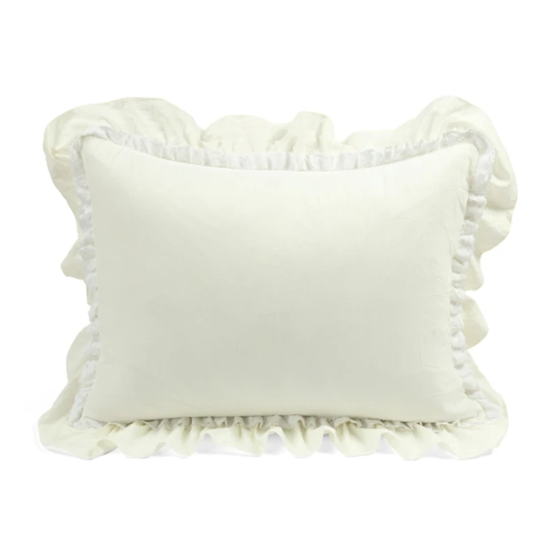 Ivory Ruffle Ella 2-pc. Twin XL Comforter Set