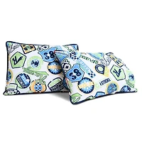 Blue Race Cars Kids 3-pc. Full/Queen Quilt Set