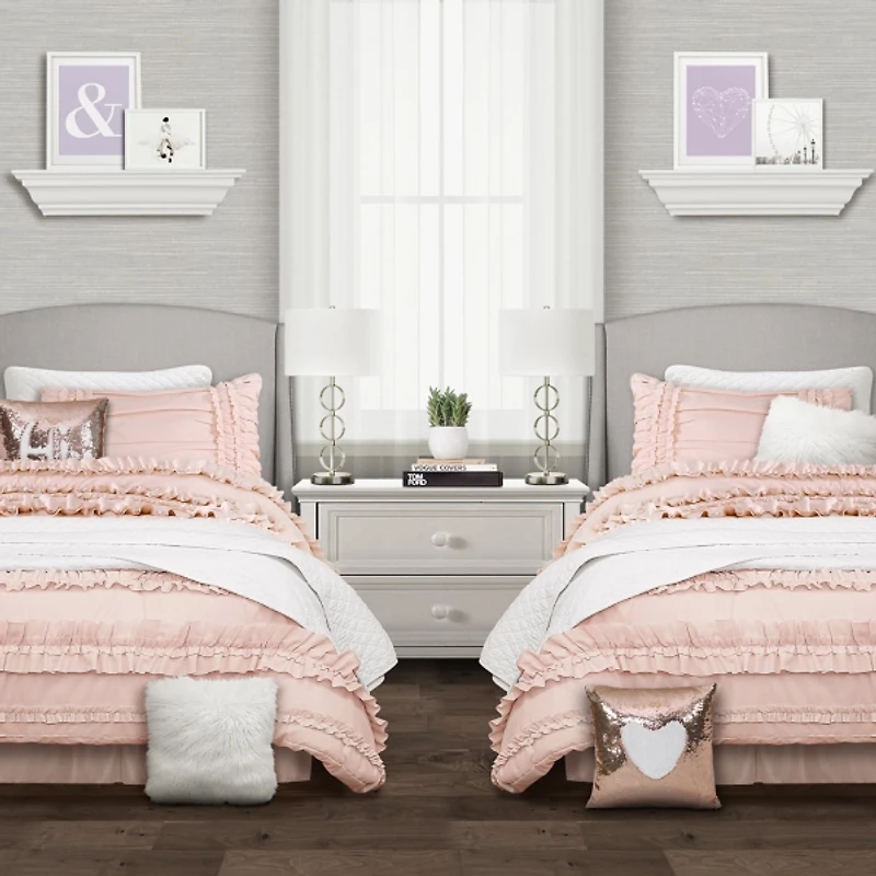 Pink Belle 4-pc. Full/Queen Comforter Set