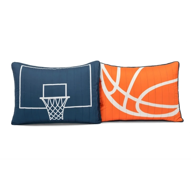 Navy Basketball Kids 5-pc. Full/Queen Quilt Set