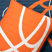 Navy Basketball Kids 4-pc. Twin Quilt Set