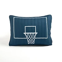 Navy Basketball Kids 4-pc. Twin Quilt Set