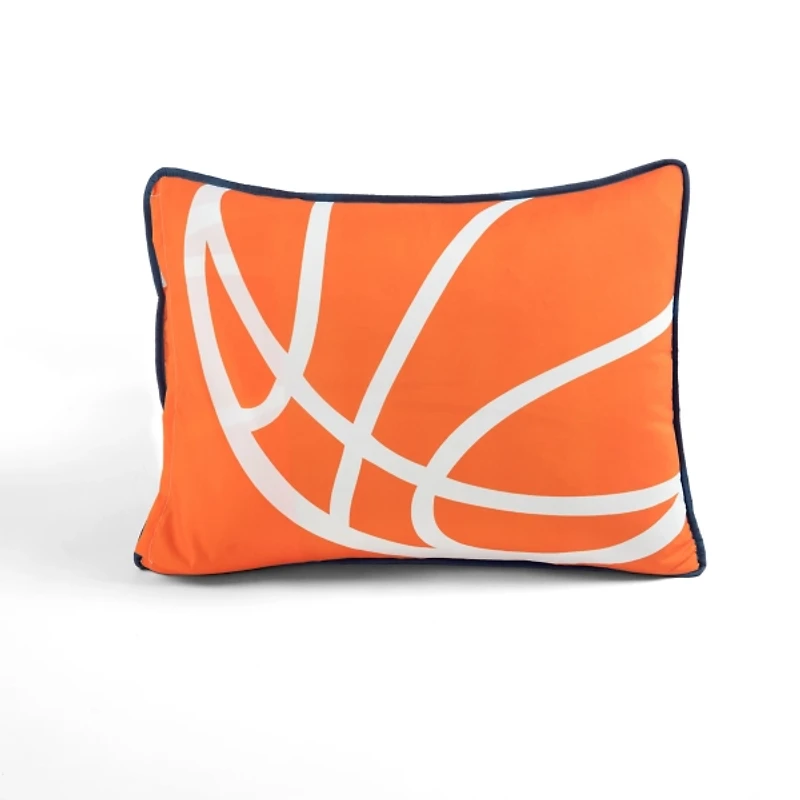 Navy Basketball Kids 4-pc. Twin Quilt Set