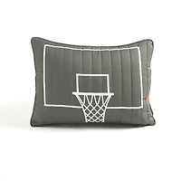 Gray Basketball Kids 4-pc. Twin Quilt Set
