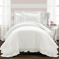 White Reyna 2-pc. Twin XL Comforter Set