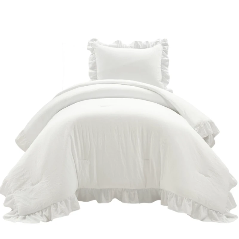 White Reyna 2-pc. Twin XL Comforter Set