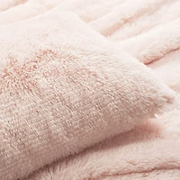 Pink Faux Fur 2-pc. Full/Queen Comforter Set