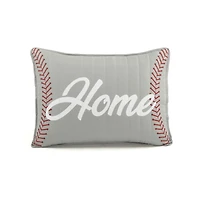 Gray and Blue Baseball Kids 4-pc. Quilt Set