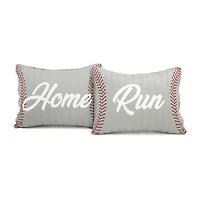 Gray and Blue Baseball 5-pc. Full/Queen Quilt Set