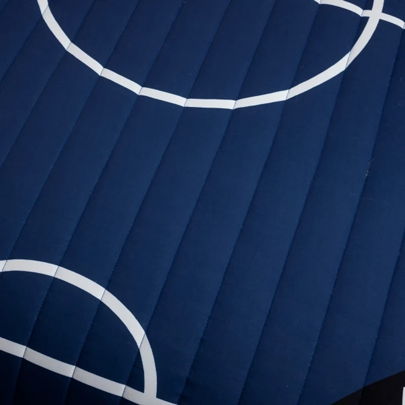 Navy Soccer Kids 5-pc. Full/Queen Quilt Set