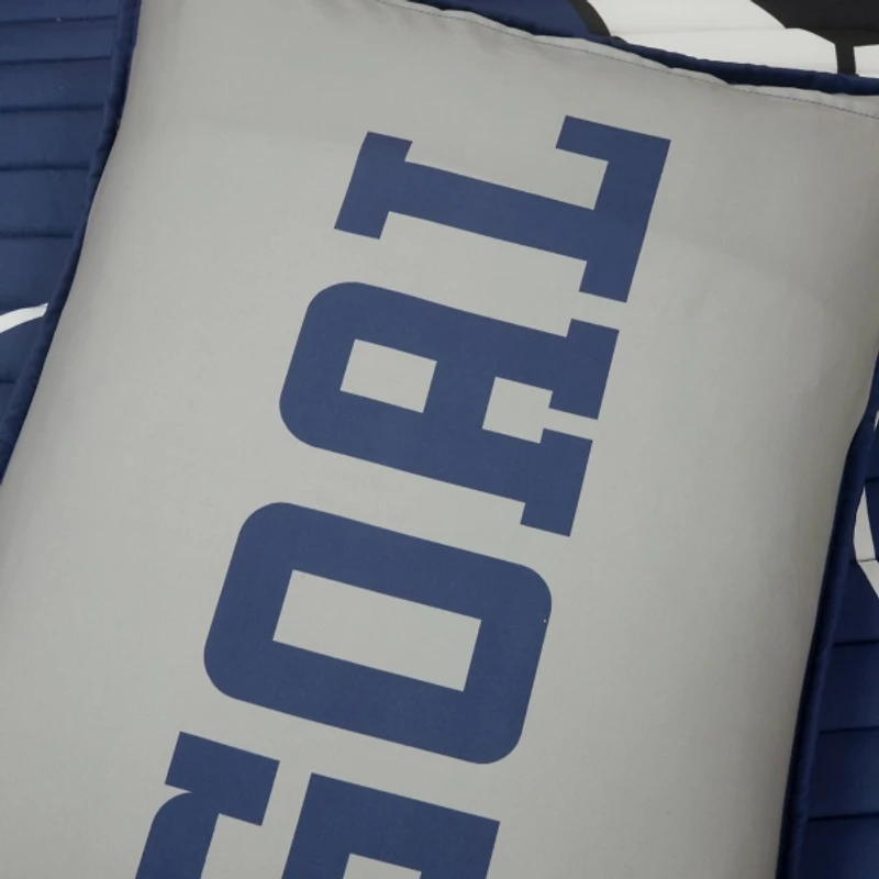 Navy Soccer Kids 4-pc. Twin Quilt Set