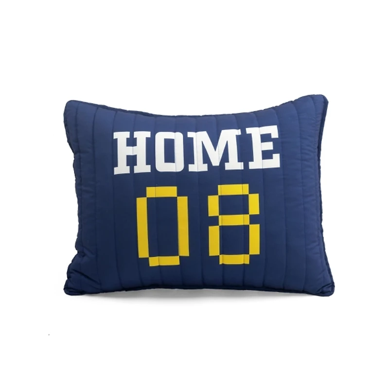 Navy Soccer Kids 4-pc. Twin Quilt Set