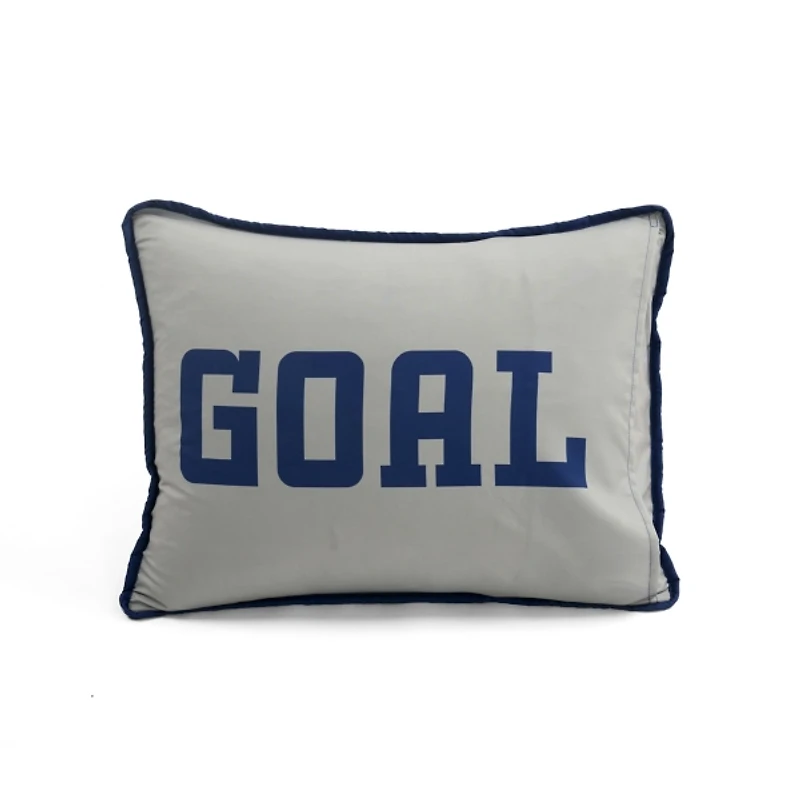 Navy Soccer Kids 4-pc. Twin Quilt Set