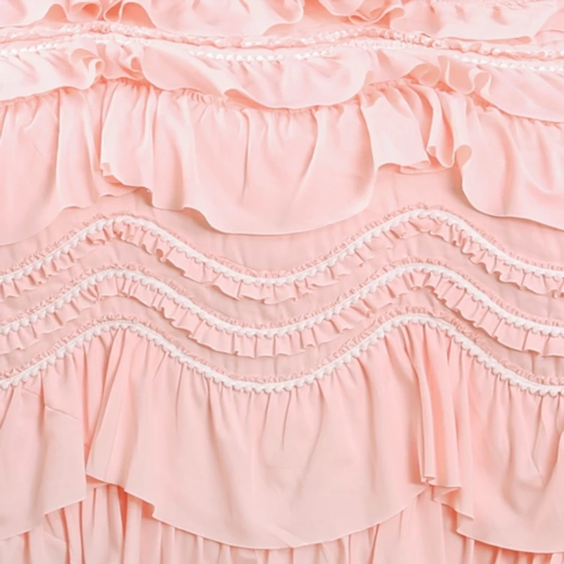 Peachy Pink 3-pc. Full/Queen Quilt Set