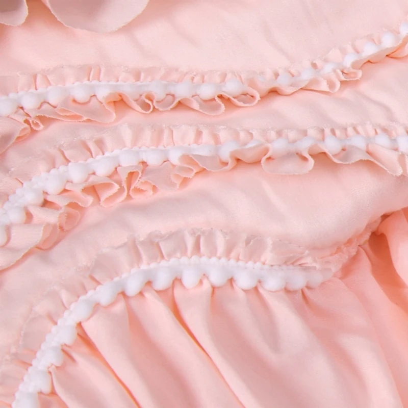 Peachy Pink 3-pc. Full/Queen Quilt Set