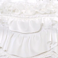 White Ruffle Kemmy 3-pc. Full/Queen Quilt Set
