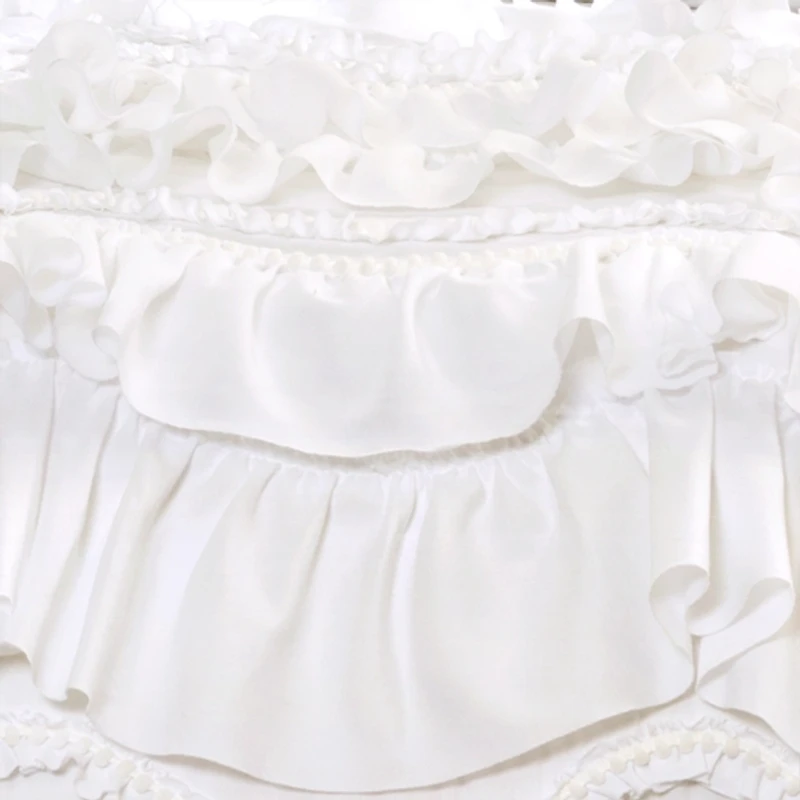 White Ruffle Kemmy 2-pc. Twin Quilt Set