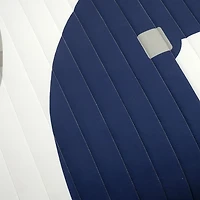 White & Red Baseball Full/Queen 5-pc. Quilt Set