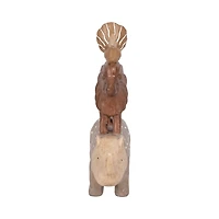 Animal Pyramid Figurine