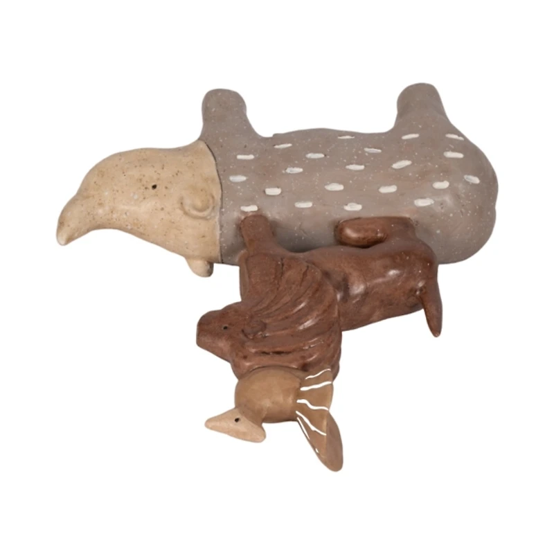 Animal Pyramid Figurine