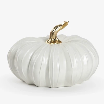 Distressed Cream Pumpkin