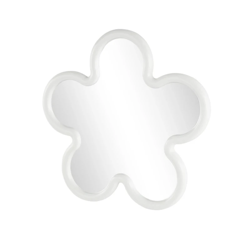 White Flower Kids Wall Mirror