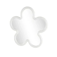 White Flower Kids Wall Mirror