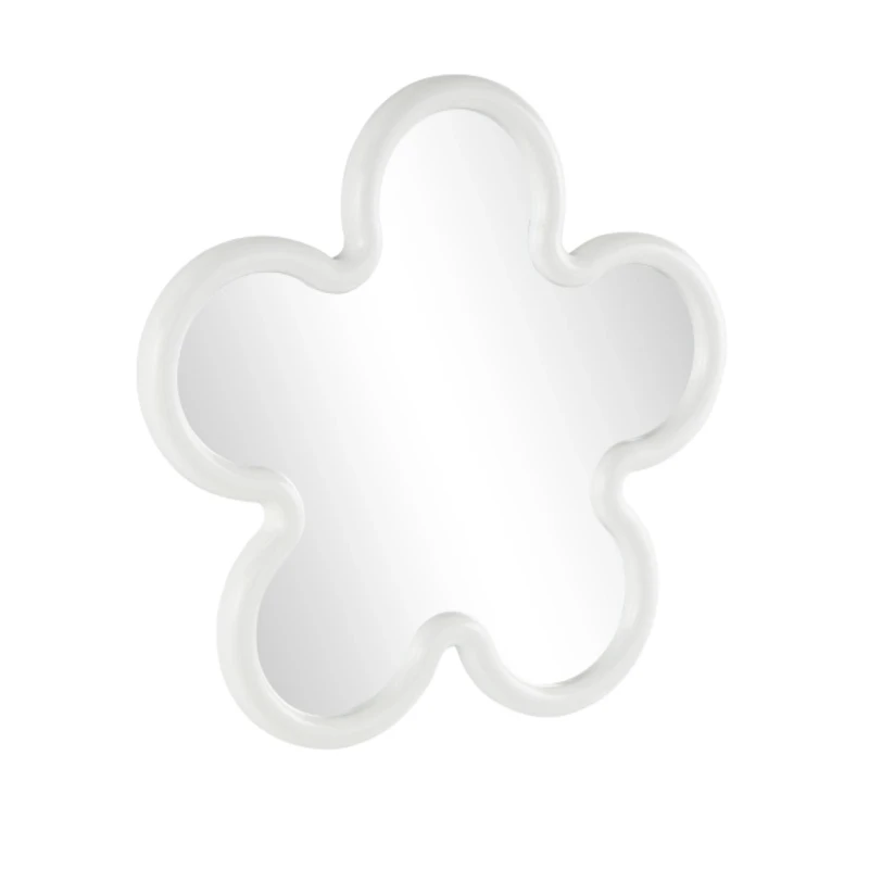 White Flower Kids Wall Mirror