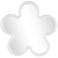 White Flower Kids Wall Mirror