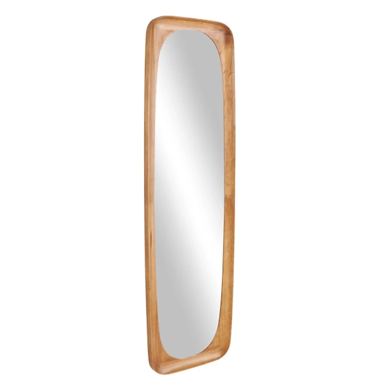 Natural Wood Teddy Floor Length Wall Mirror
