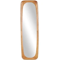 Natural Wood Teddy Floor Length Wall Mirror