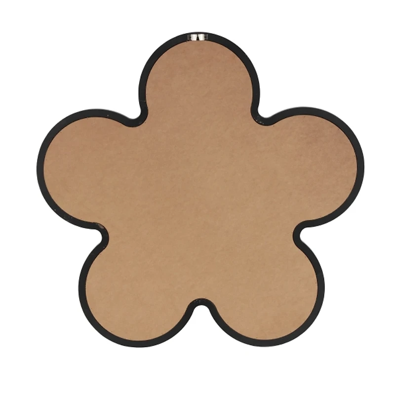 Black Flower Kids Wall Mirror