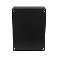 Black Floating Cubby Wall Cabinet