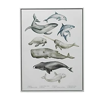 Under the Sea Kids Framed Canvas Art Print