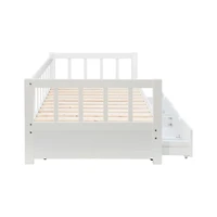 White Hadley Twin Trundle Daybed