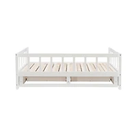 White Hadley Twin Trundle Daybed