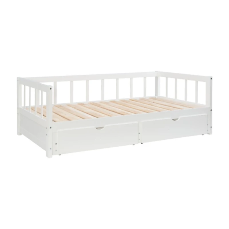 White Hadley Twin Trundle Daybed