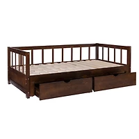 Espresso Hadley Twin Trundle Day Bed