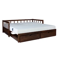 Espresso Hadley Twin Trundle Day Bed