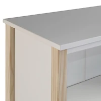 White Wood Fence Millie Bookcase